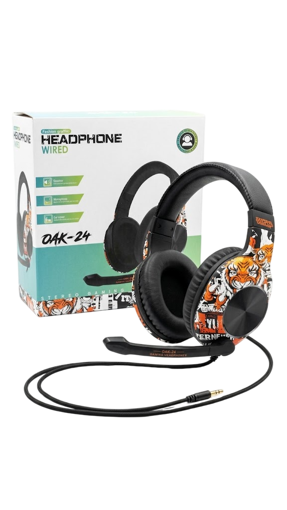 HEADPHONE GAMING OAK-24 سوكيت واحد