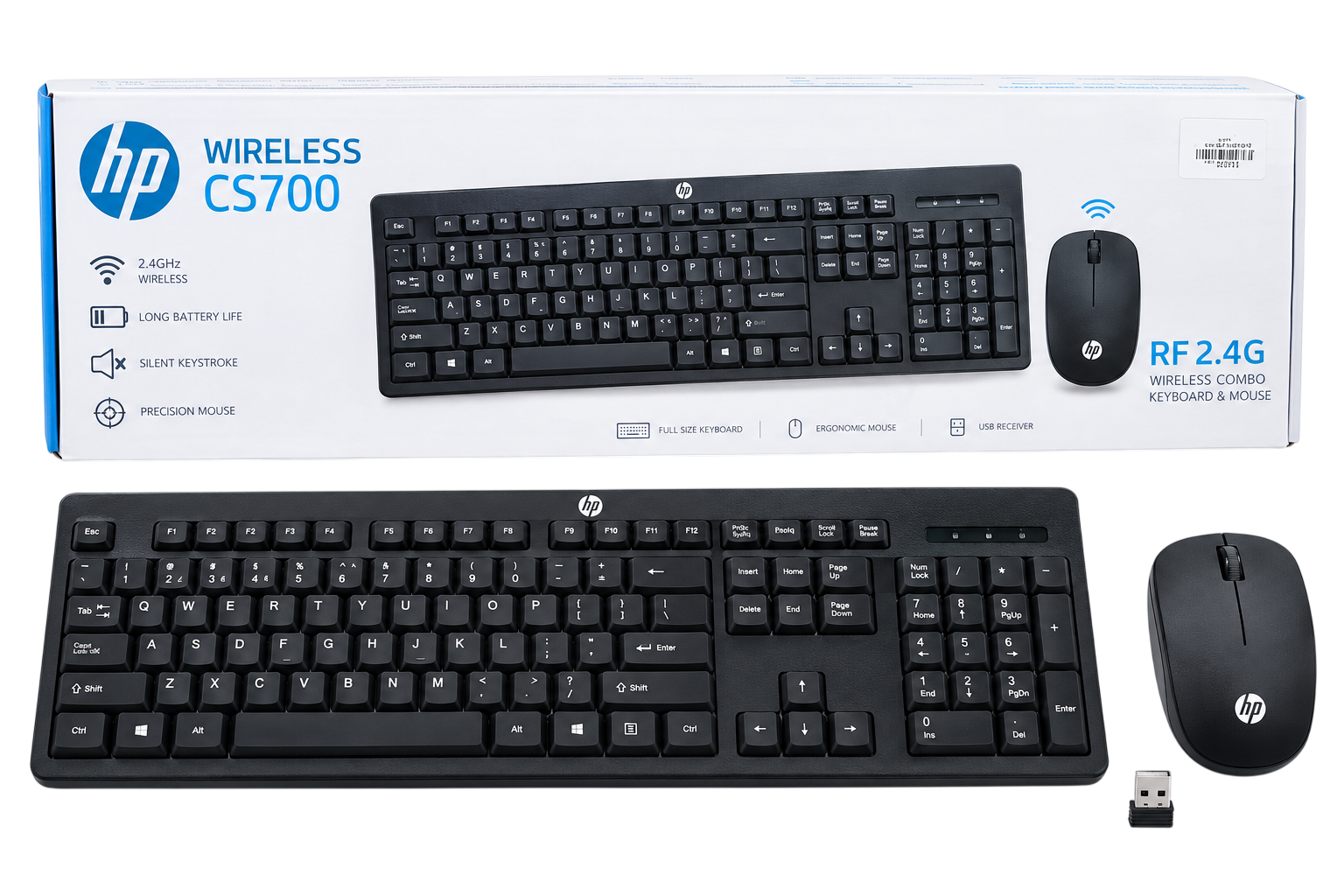 KEYBOARD HP +MOUSE WIRELESS CS700