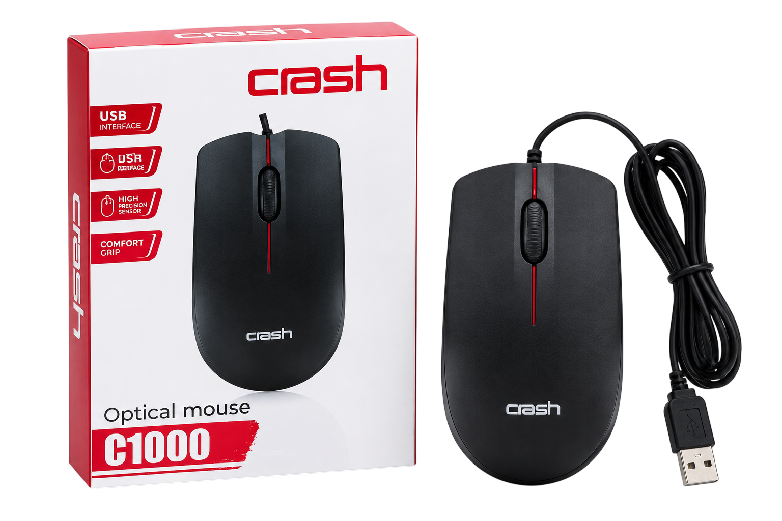 MOUSE CRASH USB C1000