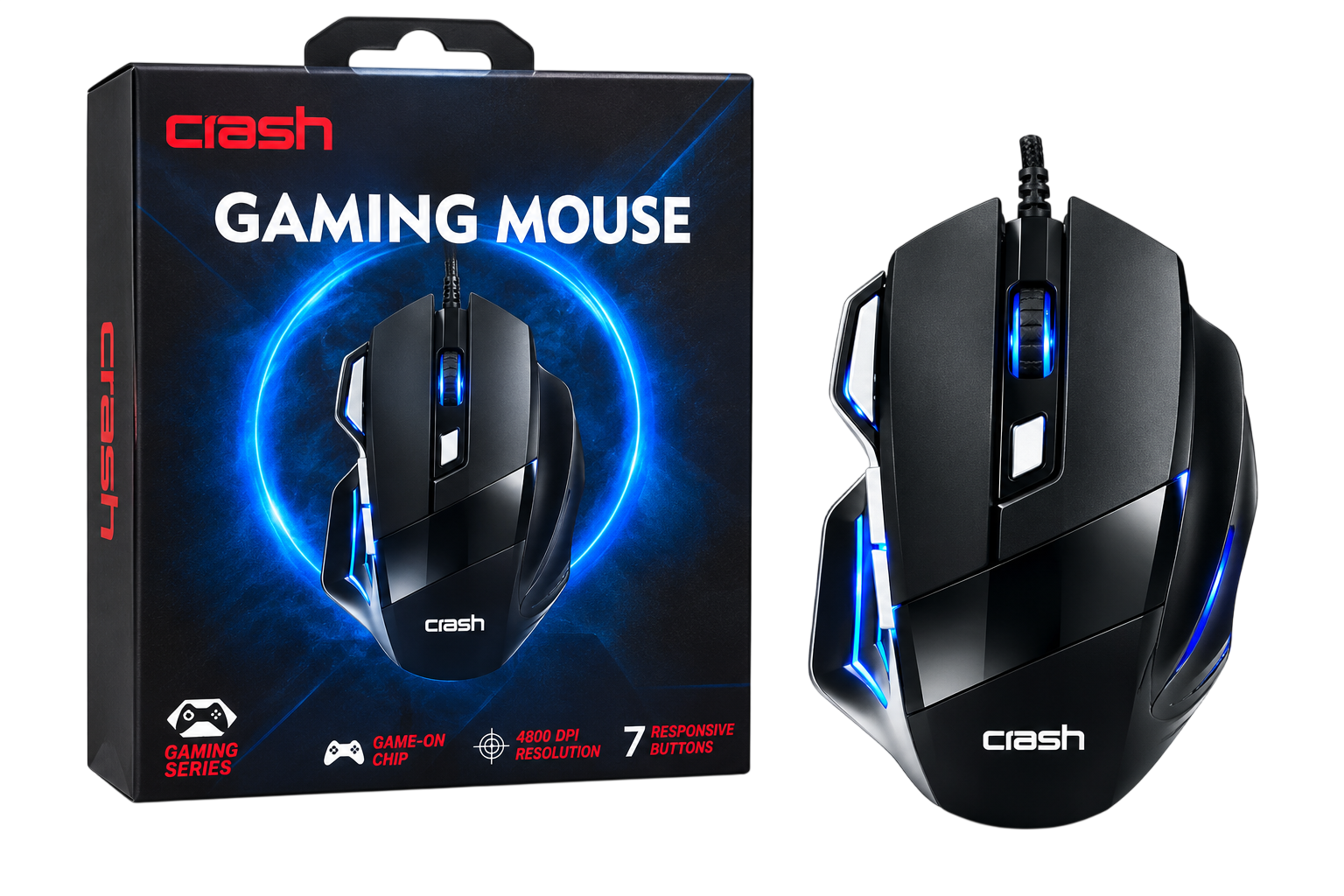 MOUSE GAMMING USB CRASH X50 /X60