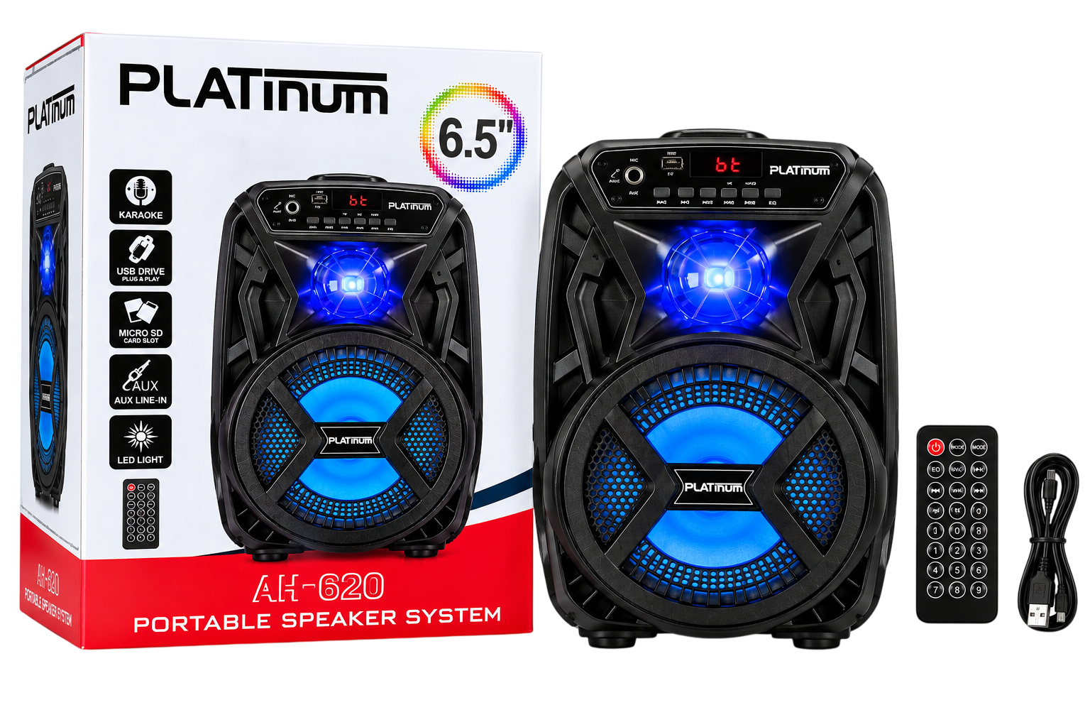 SUBWOOFER PLATINUM AH-620 فرده واحده
